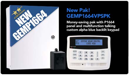 New money saving GEMP1664VPSPK - P1664 panel with multifunction talking keypad